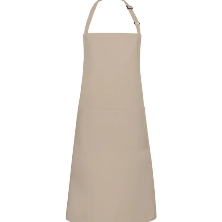 Karlowsky Basic forklæde med lommer, sand, onesize
