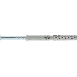 Karmdybel m/krage, 10 x 100 mm, 50 stk.