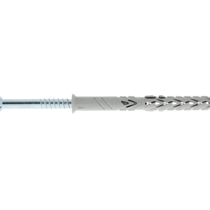 Karmdybel m/krage, 10 x 100 mm, 50 stk.