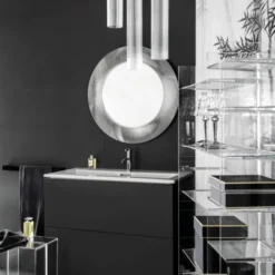 Kartell Laufen All Saints spejl med lys, transparent