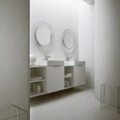 Kartell Laufen All Saints spejl med lys, transparent