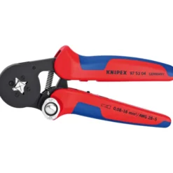 Knipex crimptang til kabeltyller 0,08 - 16 mm², 180 mm