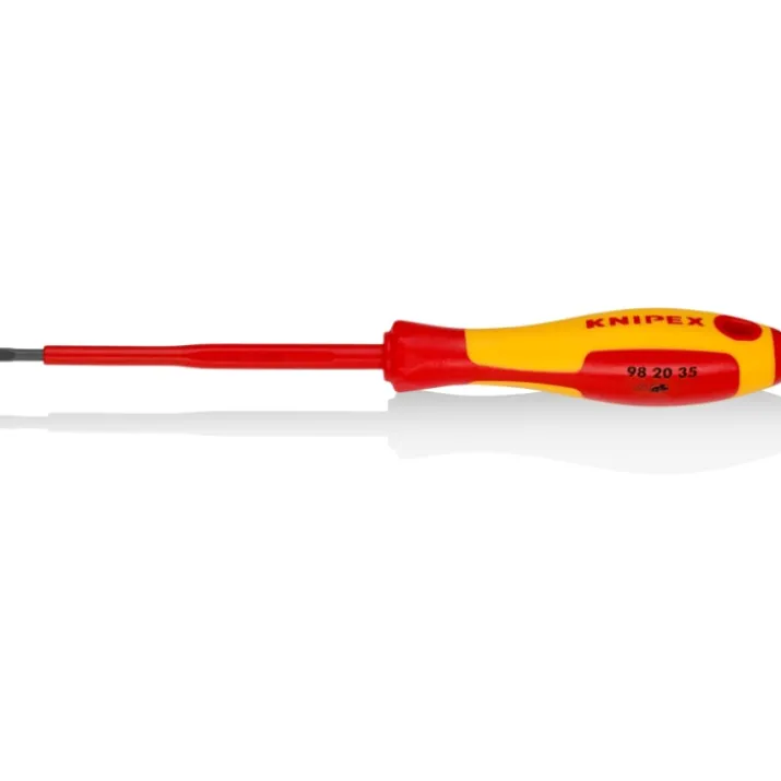 Knipex L-AUS skruetrækker, lige, 0,6x3,5x100 mm