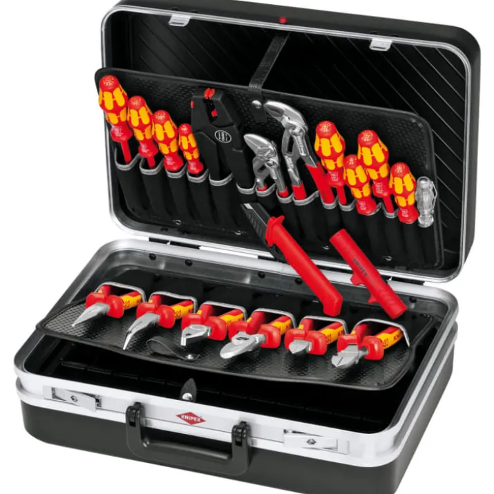 Knipex værktøjskuffert, 20 dele, 1000V