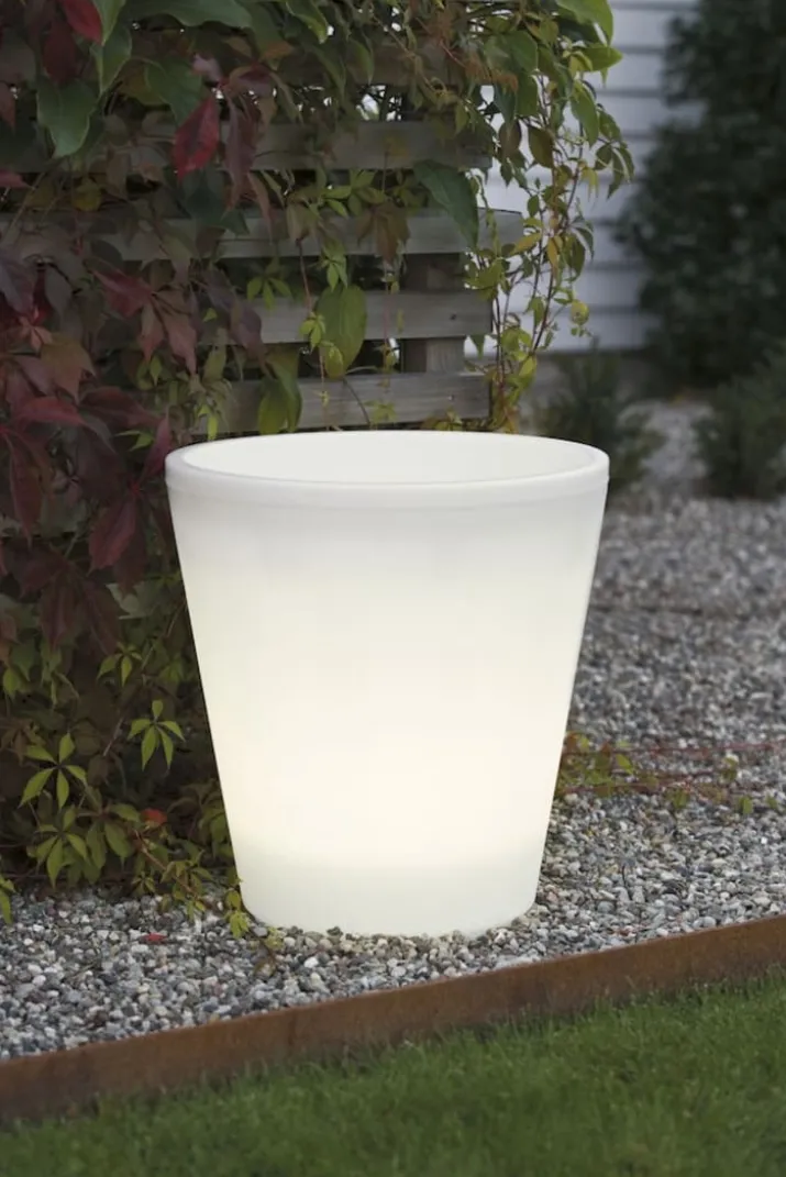 Konstsmide Assisi potteplanet m. LED lys, 40 cm