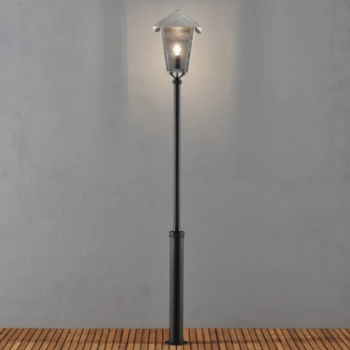 Konstsmide Benu parklampe, galvaniseret stål