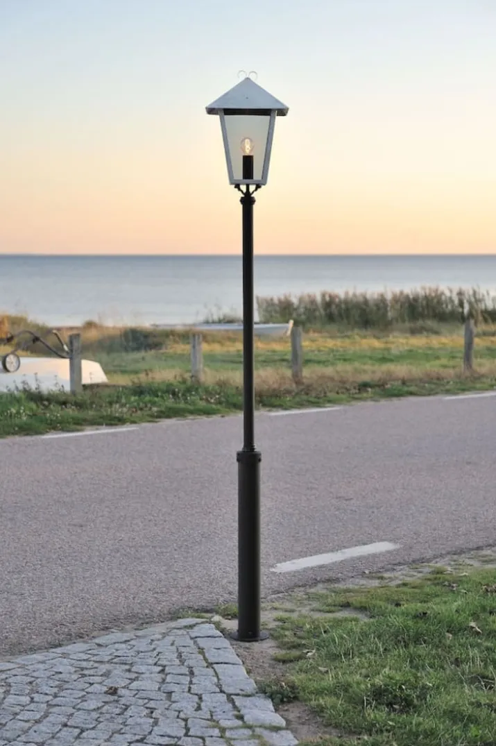 Konstsmide Benu parklampe, galvaniseret stål