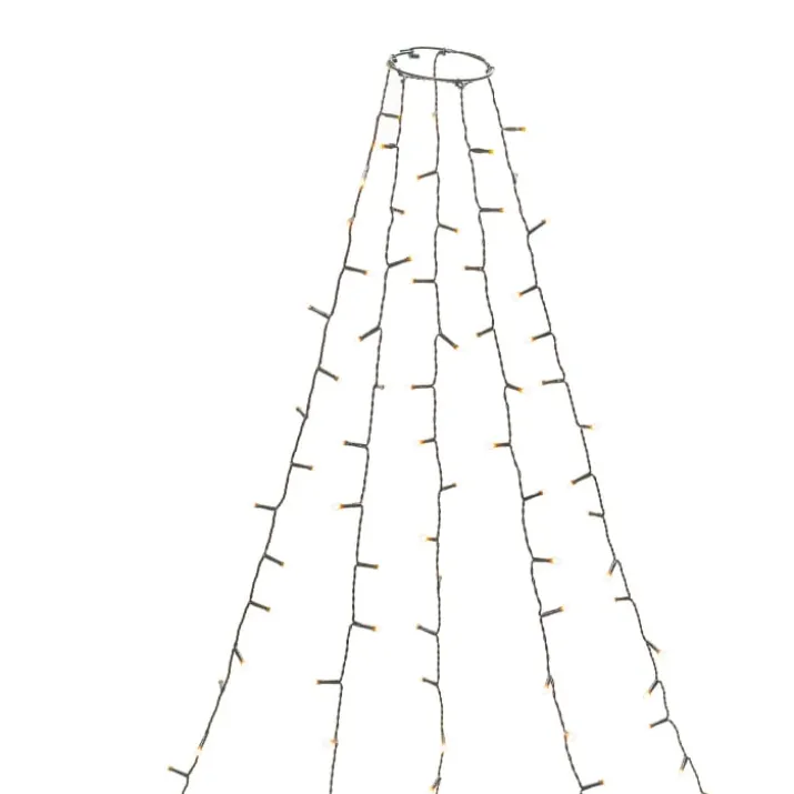 Konstsmide juletræskæde, 150 ravfarvede lys, 1,8 meter