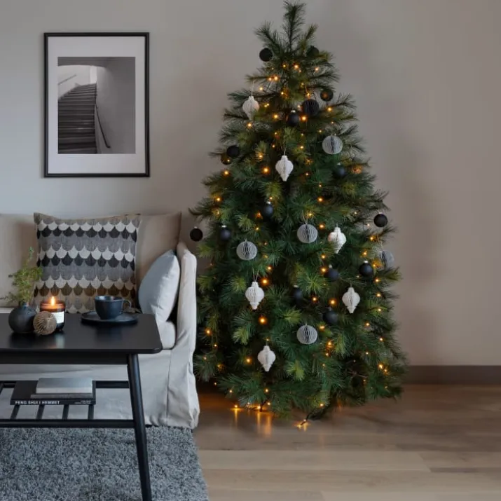 Konstsmide juletræskæde, 150 ravfarvede lys, 1,8 meter