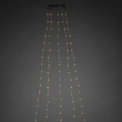 Konstsmide juletræskæde, 180 ravfarvede lys, 1,8 meter
