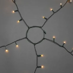 Konstsmide juletræskæde, 200 ravfarvede lys, 2,4 meter