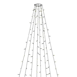 Konstsmide juletræskæde, 240 ravfarvede lys, 2,4 meter