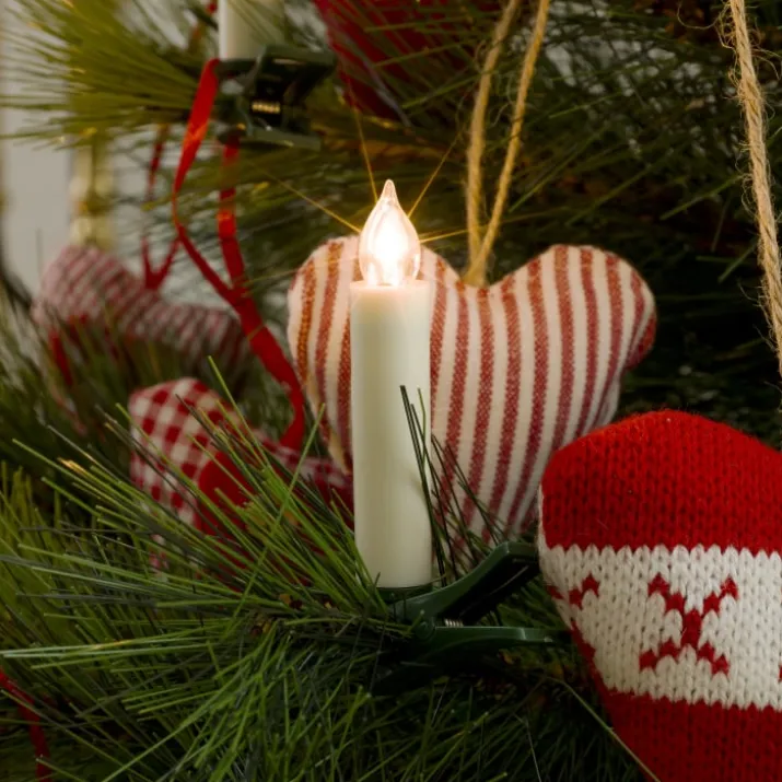 Konstsmide juletræslys, 10 stk, 8 cm, startsæt