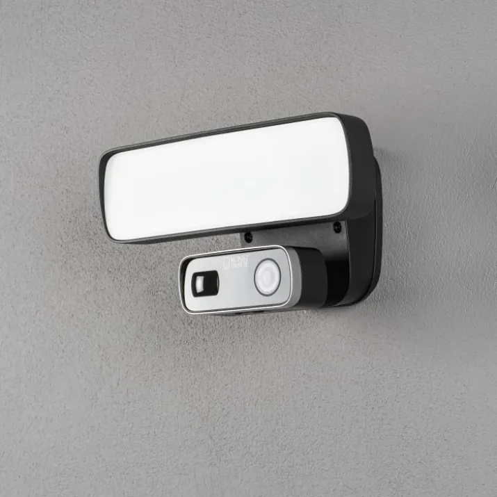 Konstsmide Smartlight udendørs væglampe med kamera, 18W