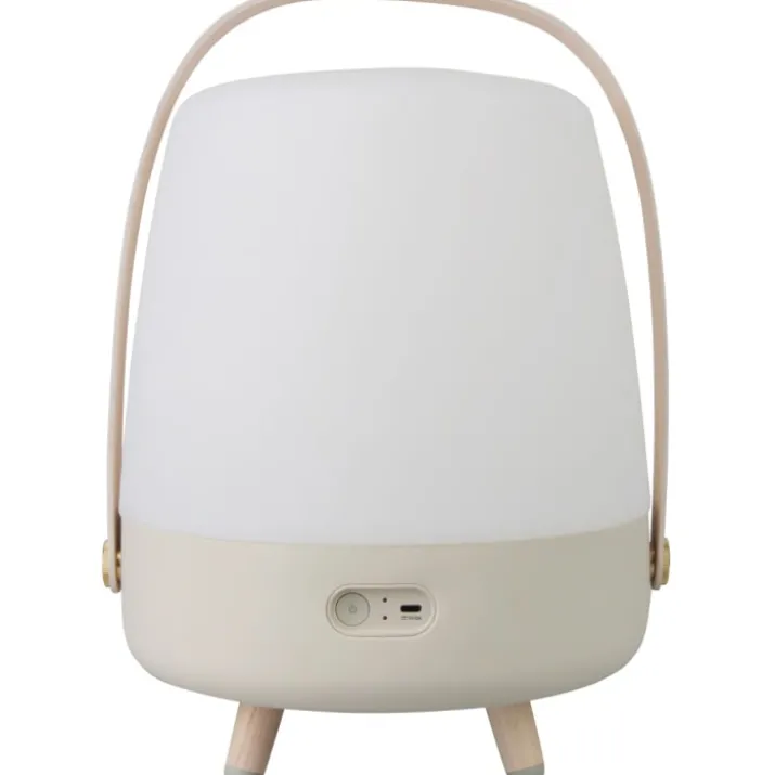 Kooduu Lite Up Play genopladelig lampe med højtaler, beige