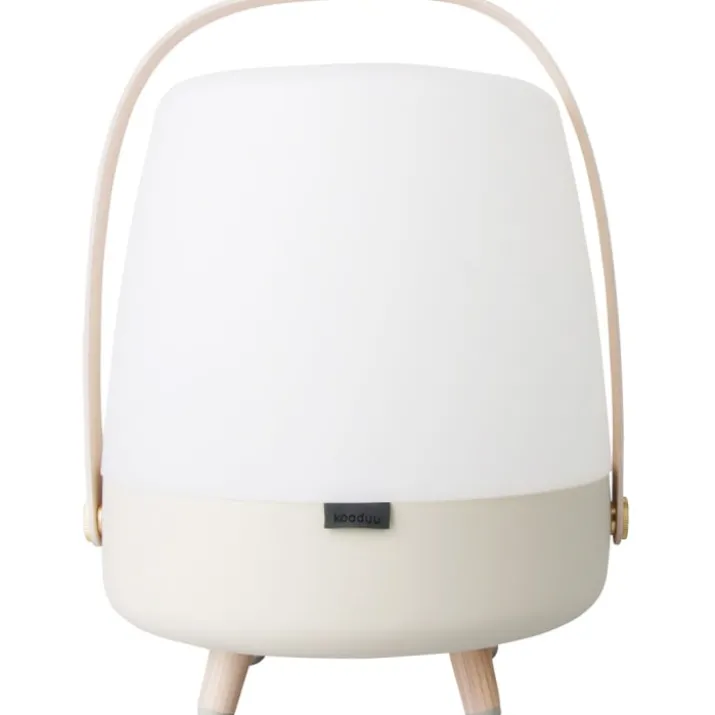 Kooduu Lite Up Play genopladelig lampe med højtaler, beige