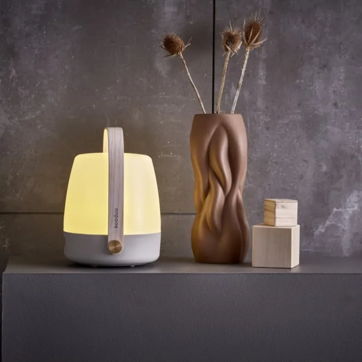 Kooduu Lite Up Play genopladelig lampe med højtaler, beige