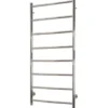 Kriss Polaris håndklædetørrer, el, 50x120 cm,poleret rustfrit stål