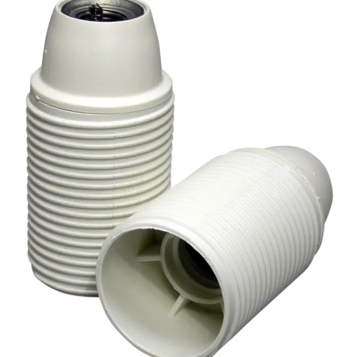 Kronefatning E14, hvid