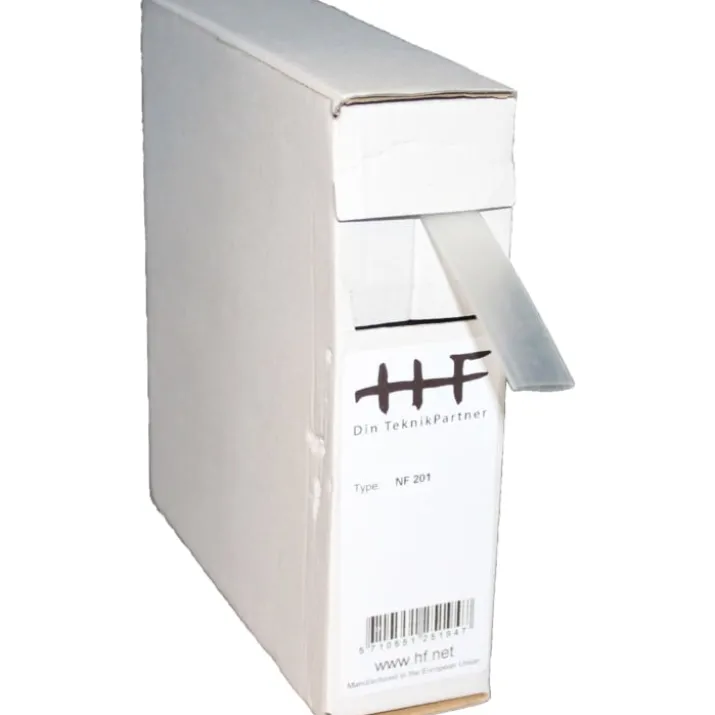 Krympeflex uden lim, Ø4,8/2,4 mm, klar - 8 meter