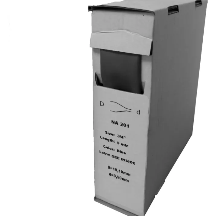 Krympeflex uden lim, Ø2,4/1,2 mm, sort - 10 meter