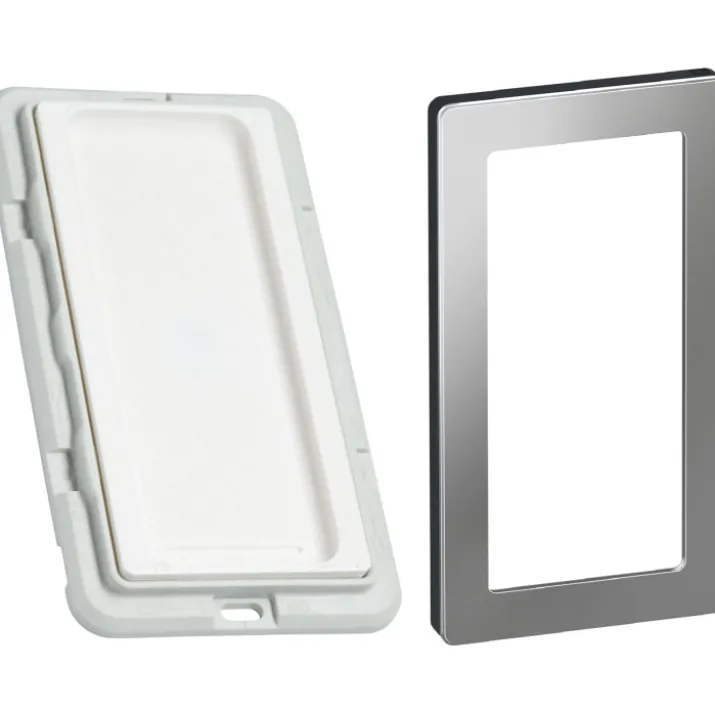 LAB3D indsats til Philips Hue V2 dimmer med LK Pure ramme, stål