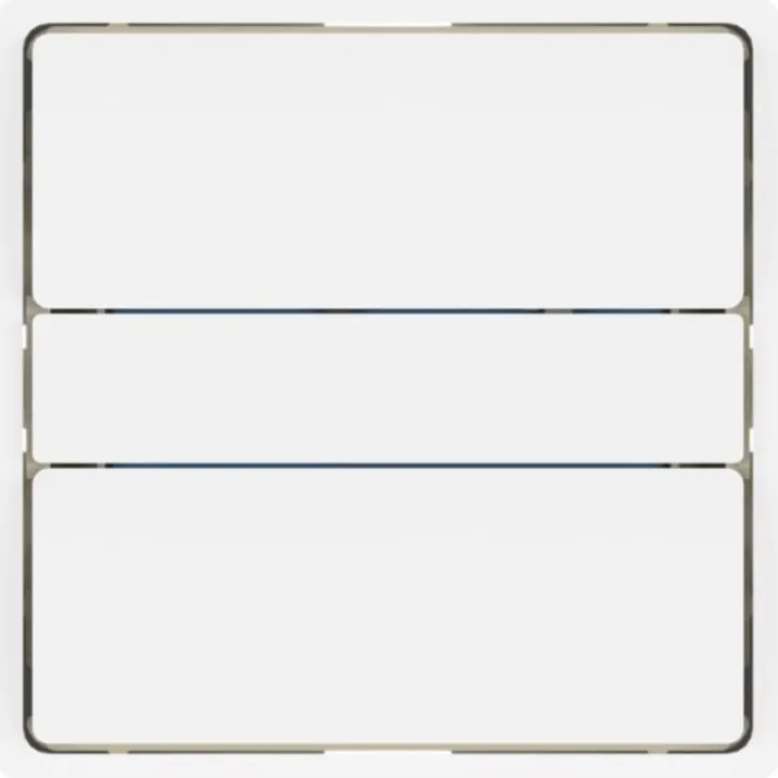 LAB3D Zigbee lysdæmper, tænd/sluk, blank, hvid