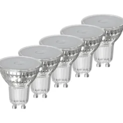 Ledvance Classic GU10 spotpære, 5 stk, 2700K, 3,7W