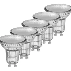 Ledvance Classic GU10 spotpære, 5 stk, 4000K, 3,7W
