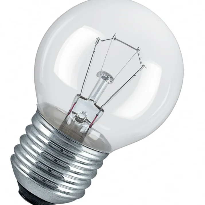 Ledvance E27 kronepære klar glas, 2700K, 11W