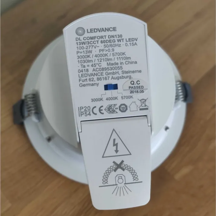 Ledvance LED downlight til butikker