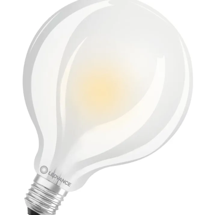 Ledvance Parathom E27 globepære, 2700K, 11W, Ø9,5 cm