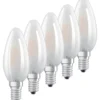 Ledvance Parathom E14 kertepære, 2700K, 4W, 5-pak