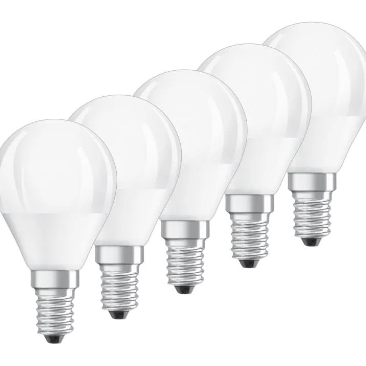 Ledvance Parathom E14 kronepære, 2700K, 5W, 5-pak
