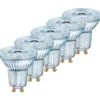 Ledvance Parathom GU10 spotpære, 3000K, 3,7W, 5-pak