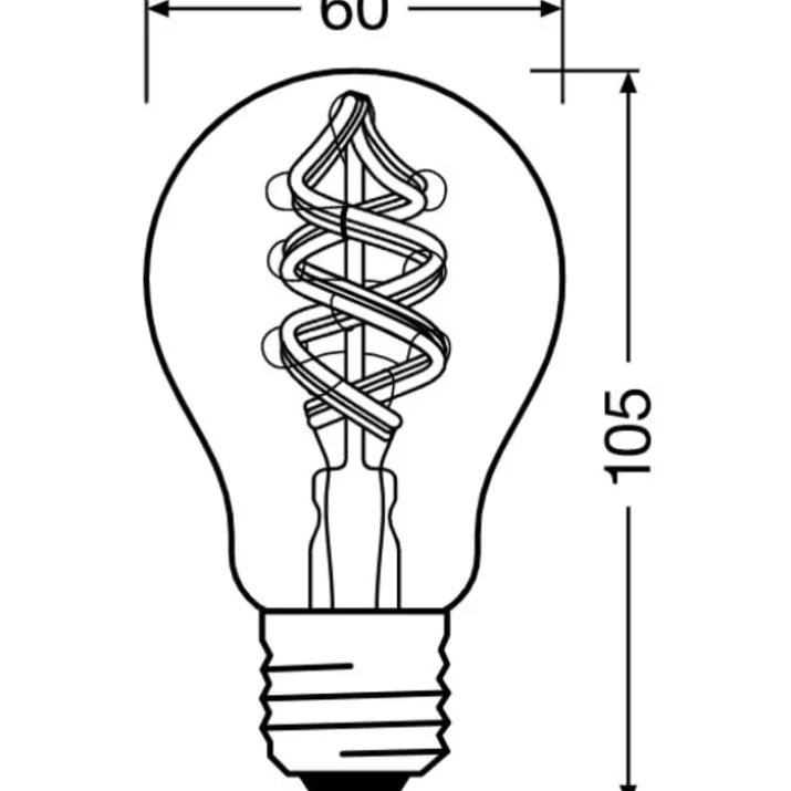 Ledvance Smart+ Wifi E27 standardpære, 2700K, 4,5W