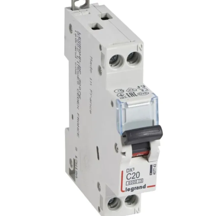 Legrand DX3 automatsikring kl. C, 1P, 20A