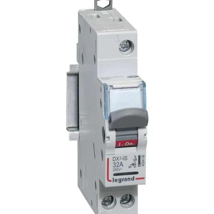 Legrand DX3 lastafbryder, 2P, 16A, 400V, 1 modul