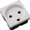 Legrand Mosaic stikkontakt til gulvboks 2P+J, hvid