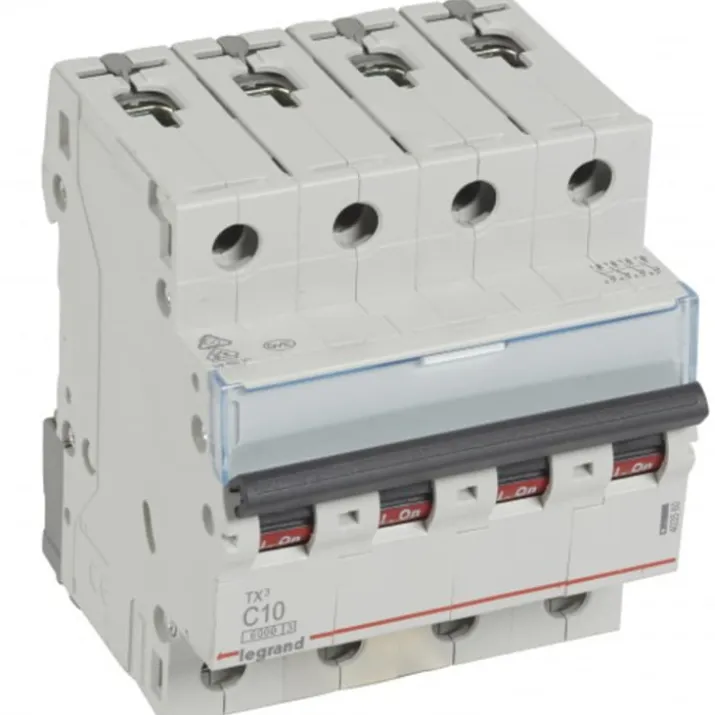 Legrand TX3 automatsikring kl. C, 4P, 10A