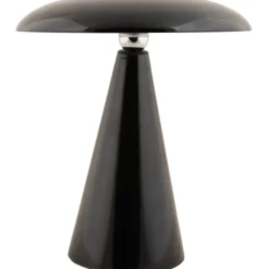 Leitmotiv Phoebe genopladelig bordlampe, sort