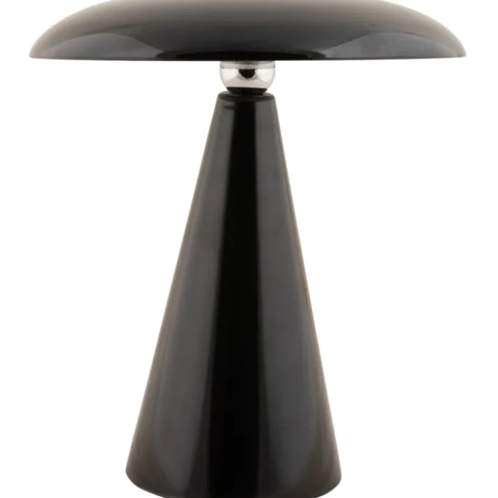Leitmotiv Phoebe genopladelig bordlampe, sort