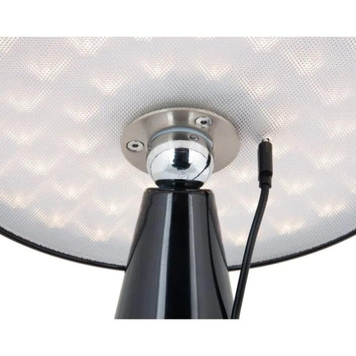 Leitmotiv Phoebe genopladelig bordlampe, sort