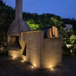 Light By Juhl Cosmos nedgravningsspot, messing, 5-pak