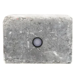 Light By Juhl holmegaardsten kantblok med Cosmos sort spot, 14x21x14 cm, antracit