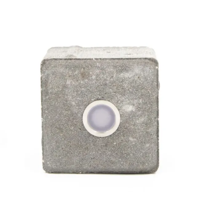 Light By Juul betonflise med Cosmos spot, grå, 10x10x6 cm