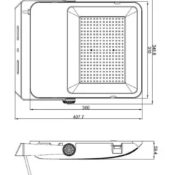 4lite Floodlight projektør, 4000K, 200W