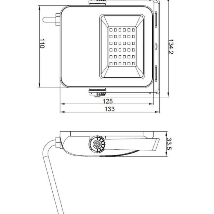 4lite Floodlight projektør, 4000K, 30W