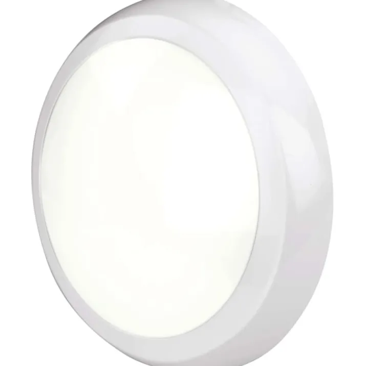 4lite Kudo plafond med nødlys & sensor, hvid