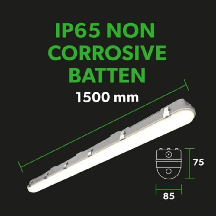 4lite Valde lysarmatur, 33-60W, 150 cm